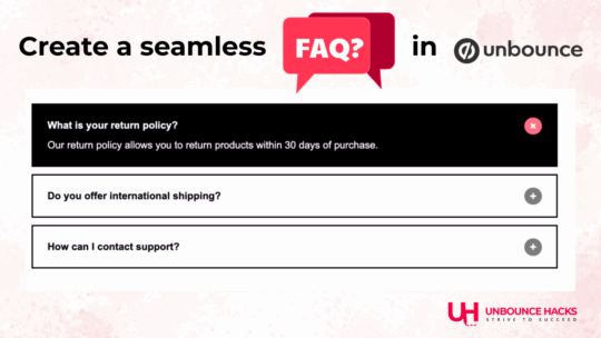 FAQ Accordion Section