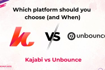 Kajabi vs Unbounce